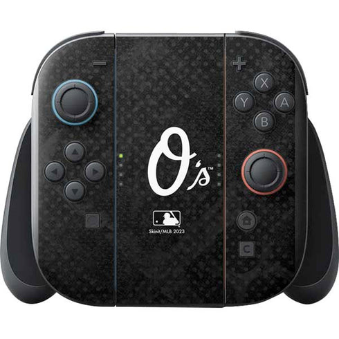 MLB Baltimore Orioles Dark Wash Nintendo Switch 2 (2025) with Joy-Con Skin