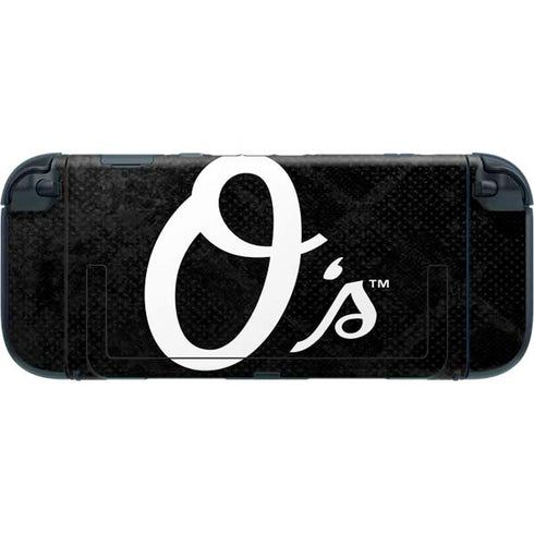 MLB Baltimore Orioles Dark Wash Nintendo Switch 2 (2025) with Joy-Con Skin