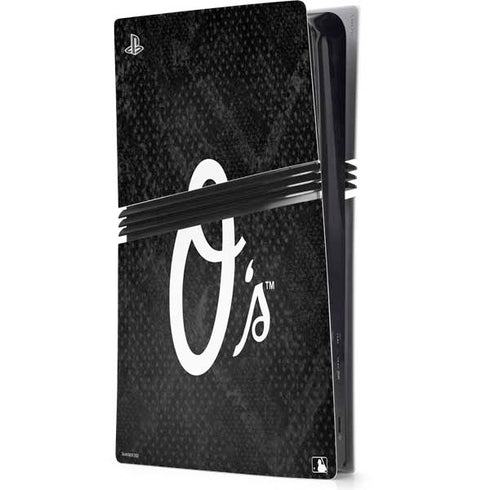 MLB Baltimore Orioles Dark Wash PS5 Pro Console Skin