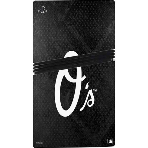 MLB Baltimore Orioles Dark Wash PS5 Pro Console Skin