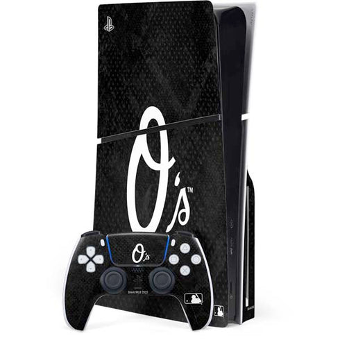 MLB Baltimore Orioles Dark Wash PlayStation PS5 Skins