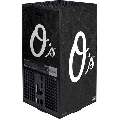 MLB Baltimore Orioles Dark Wash XBox Series X Digital Edition Bundle Skin