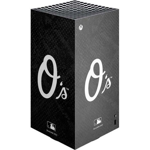 MLB Baltimore Orioles Dark Wash XBox Series X Digital Edition Console Skin