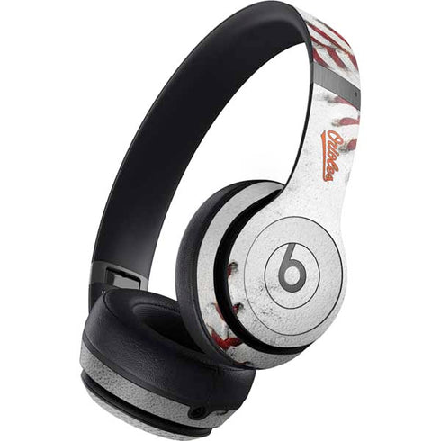 MLB Baltimore Orioles Game Ball Beats Solo 4 Wireless Headphones Skin