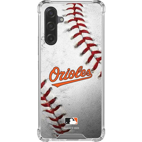 MLB Baltimore Orioles Game Ball Galaxy A17 Clear Case