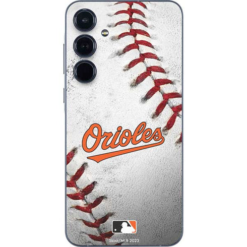 MLB Baltimore Orioles Game Ball Galaxy A35 5G Skin