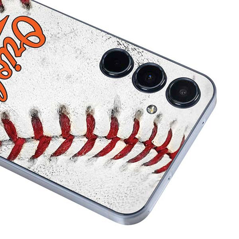 MLB Baltimore Orioles Game Ball Galaxy A35 5G Skin