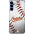 MLB Baltimore Orioles Game Ball Galaxy A55 5G Clear Case