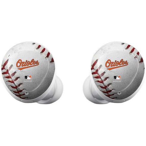MLB Baltimore Orioles Game Ball Galaxy Buds Plus Skin