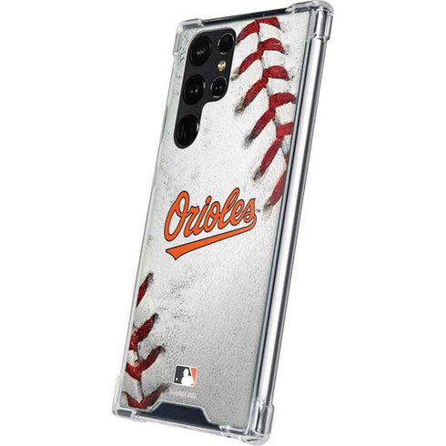 MLB Baltimore Orioles Game Ball Galaxy S23 Ultra Clear Case