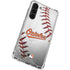 MLB Baltimore Orioles Game Ball Galaxy S24 FE Clear Case
