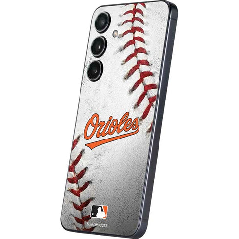 MLB Baltimore Orioles Game Ball Galaxy S25 Plus Skin