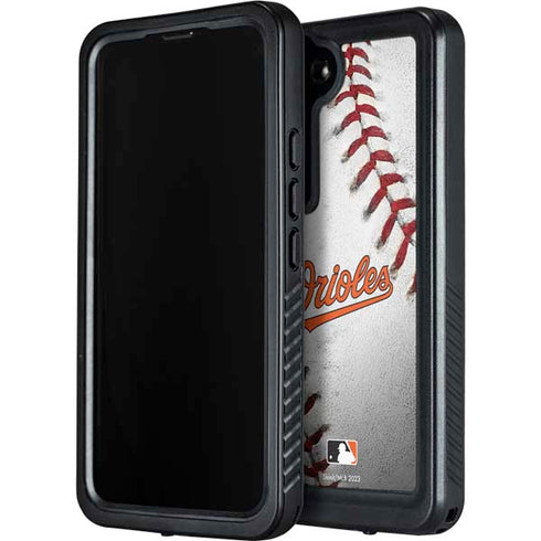 MLB Baltimore Orioles Game Ball Galaxy S24 Plus Waterproof Case