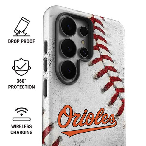 MLB Baltimore Orioles Game Ball Galaxy S26 Ultra Impact Case