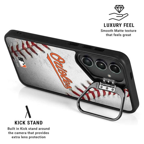 MLB Baltimore Orioles Game Ball Galaxy S26 Ultra Kickstand Case