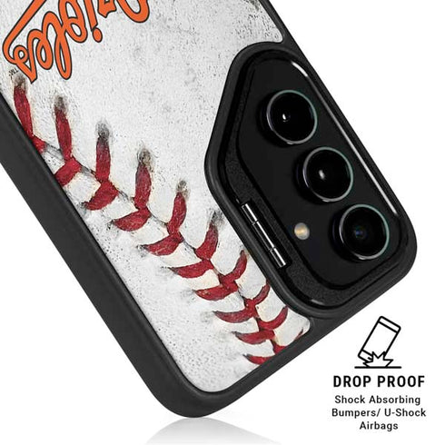 MLB Baltimore Orioles Game Ball Galaxy S26 Ultra Kickstand Case