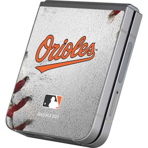 MLB Baltimore Orioles Game Ball Galaxy Z Flip6 Skin
