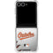 MLB Baltimore Orioles Game Ball Galaxy Z Flip7 Clear Case