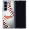 MLB Baltimore Orioles Game Ball Galaxy Z Fold5 5G Clear Case