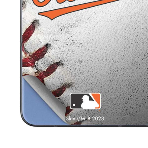 MLB Baltimore Orioles Game Ball Galaxy Z Fold5 5G Skin