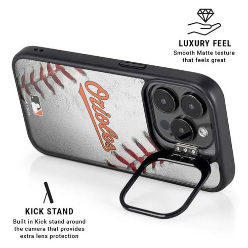MLB Baltimore Orioles Game Ball iPhone 14 Pro Kickstand Case