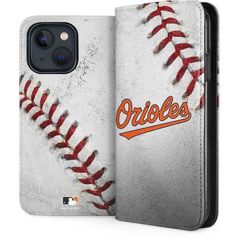 MLB Baltimore Orioles Game Ball iPhone 15 Folio Case