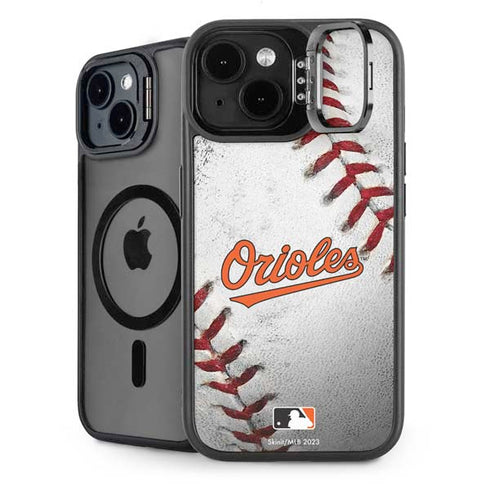 MLB Baltimore Orioles Game Ball iPhone 15 Kickstand Case