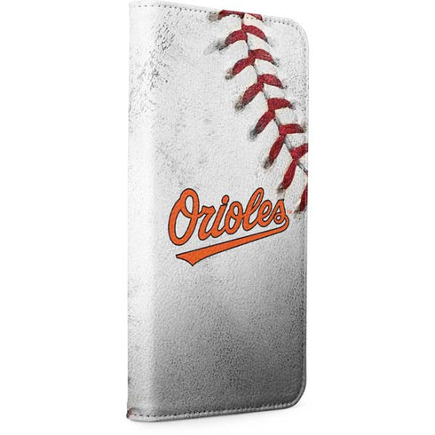 MLB Baltimore Orioles Game Ball iPhone 15 Plus Folio Case