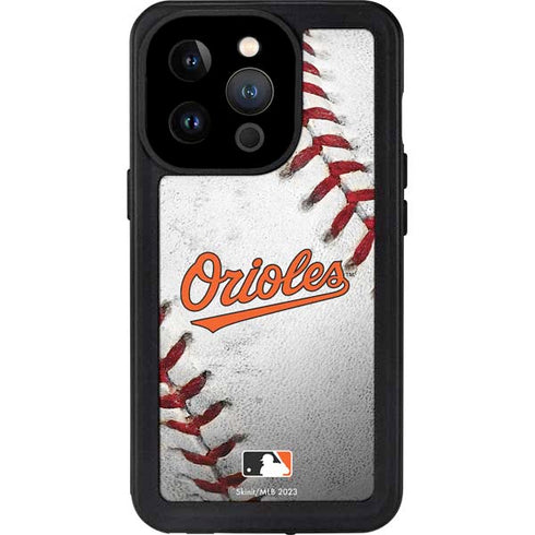 MLB Baltimore Orioles Game Ball iPhone 15 Pro Waterproof Case