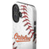 MLB Baltimore Orioles Game Ball iPhone 16 Impact Case