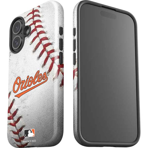 MLB Baltimore Orioles Game Ball iPhone 16 Impact Case
