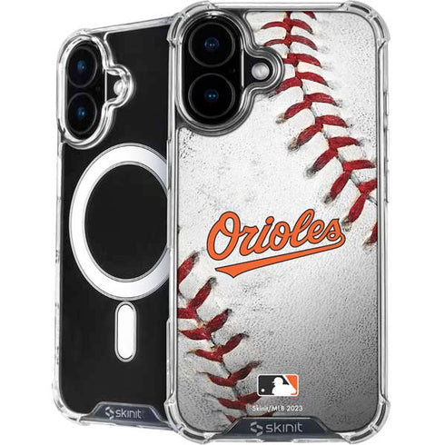 MLB Baltimore Orioles Game Ball iPhone 16 MagSafe Case