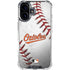 MLB Baltimore Orioles Game Ball iPhone 16 Plus Clear Case