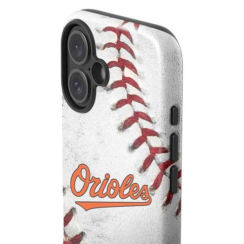 MLB Baltimore Orioles Game Ball iPhone 16 Plus Impact Case