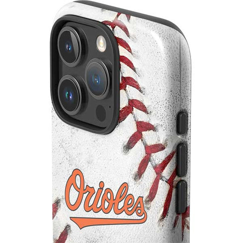 MLB Baltimore Orioles Game Ball iPhone 16 Pro Impact Case