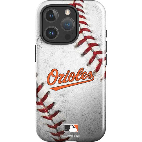 MLB Baltimore Orioles Game Ball iPhone 16 Pro Magsafe Impact Case