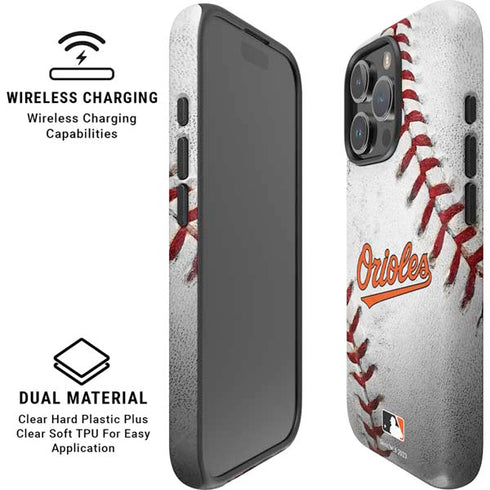 MLB Baltimore Orioles Game Ball iPhone 16 Pro Max Magsafe Impact Case