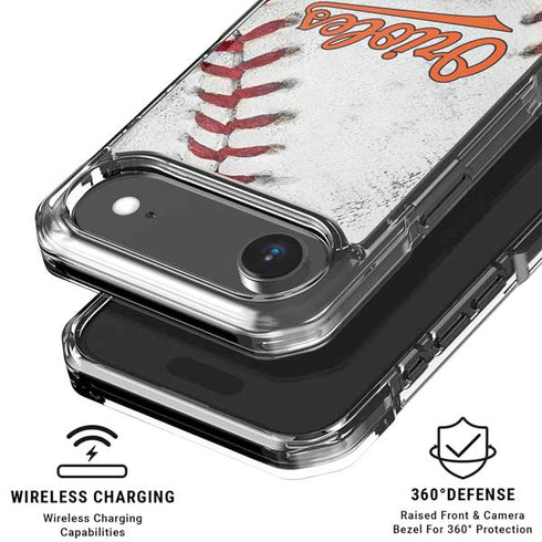 MLB Baltimore Orioles Game Ball iPhone 17 Air Clear Case