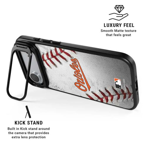 MLB Baltimore Orioles Game Ball iPhone 17 Air Kickstand Case