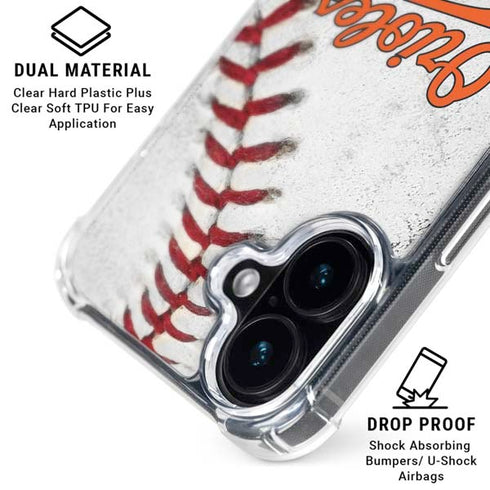 MLB Baltimore Orioles Game Ball iPhone 17 Clear Case