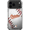 MLB Baltimore Orioles Game Ball iPhone 17 Pro Max Clear Case