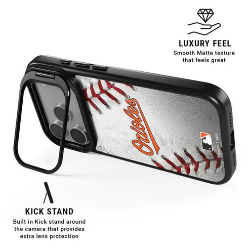 MLB Baltimore Orioles Game Ball iPhone 17 Pro Max Kickstand Case
