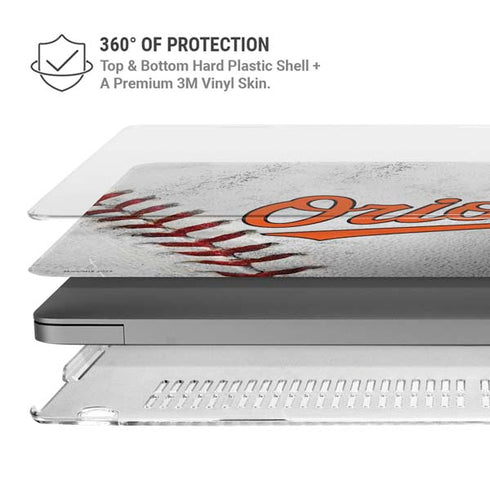 MLB Baltimore Orioles Game Ball MacBook Pro 14in (2021-24) Case plus Skin