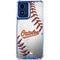 MLB Baltimore Orioles Game Ball Moto G 5G (2024) Clear Case