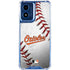 MLB Baltimore Orioles Game Ball Moto G 5G (2024) Clear Case