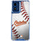 MLB Baltimore Orioles Game Ball Moto G Play 4G (2024) Clear Case