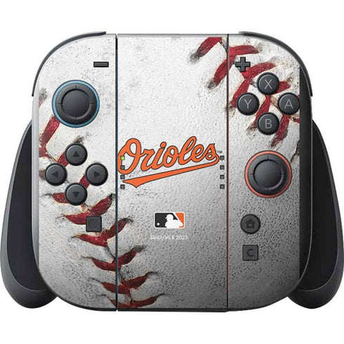 MLB Baltimore Orioles Game Ball Nintendo Switch 2 (2025) with Joy-Con Skin