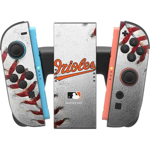 MLB Baltimore Orioles Game Ball Nintendo Switch 2 (2025) Joy-Con Controller Skin