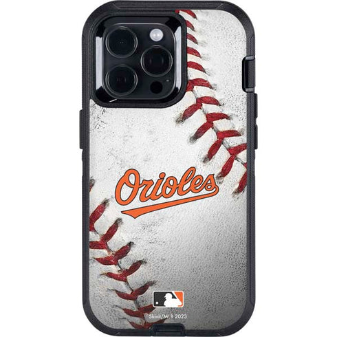 MLB Baltimore Orioles Game Ball Otterbox Defender iPhone Skin