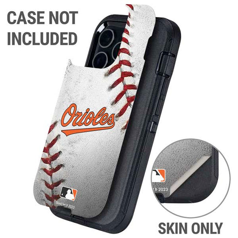 MLB Baltimore Orioles Game Ball Otterbox Defender iPhone Skin